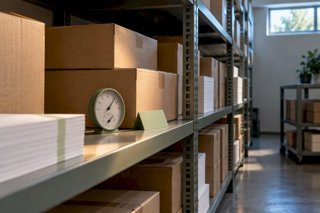 Ticket Stock Storage: 23±5°C/50±10% RH, FIFO for Parking Managers