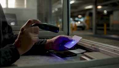 Fluorescent Security Inks for Parking and Valet Tickets