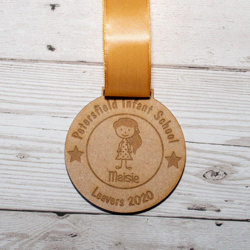 Personalised Leavers Medal