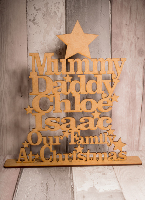 Personalised Family Tree Stand