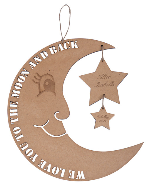 Personalised Moon and Stars