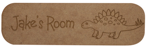 Dinosaur Door Plaque