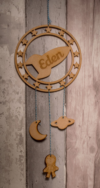 Personalised Space Dream Catcher