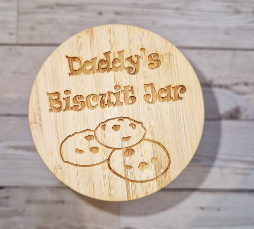 Personalised biscuit jar