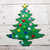 Christmas tree wooden craft kit fully decorated