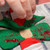 Candy Cane Craft Kit fully decorated up close