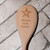 Personalised Star Baker Wooden Spoon close up
