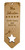 Wooden Bookmark Star design