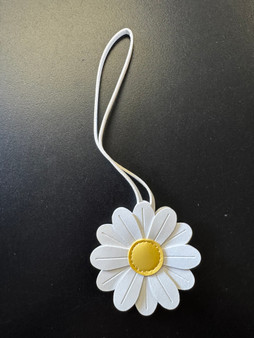 Leather Daisy Bag Charm