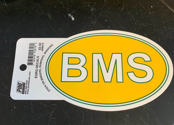 Decal BMS Oval