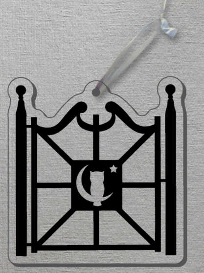 Ornament Owl Gate Acrylic