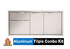 Aluminum Triple Combo Cutout Kit (Max width 48")