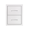 TrueFlame 17-Inch Masonry Frame Double Drawer - TF-DR2-17M-A