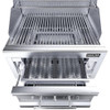 Sunstone Series 28 Inch Single Zone 304 Stainless Steel Charcoal Grill