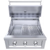 Sunstone Ruby 30-in 3-Burner Built-In Grill