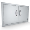 Sunstone Classic Series 33-Inch Stainless Steel Flush Mount Double Access Door