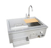 Kokomo 30" Built-In Bartender Cocktail Station With Sink Bottle Opener and Ice Chest SKU: KO-30CKT-SNK