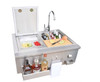 Kokomo 30" Built-In Bartender Cocktail Station With Sink Bottle Opener and Ice Chest SKU: KO-30CKT-SNK