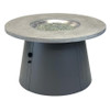 Cirvalo 42 Inch Round Natural Gas Fire Pit in Relic Grey/Charcoal by The Outdoor GreatRoom Company (Ships Propane w/ Conversion Kit)