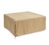 The Outdoor GreatRoom Company 39-Inch Square Polyester Ripstop Fire Pit Burner Cover for 24-Inch Square Cove Fire Pits - Tan - CVR3939