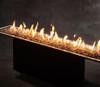 The Outdoor GreatRoom Company Crystal Fire Plus 64 X 12 Linear Natural Gas Fire Pit Burner Kit - CFP1264-B-NG