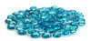 American Fire Glass Aqua Blue Luster Beads - FB-AQULST-10