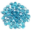 American Fire Glass Powder Blue Luster Zircon - ZIR-PWDBLLST-10