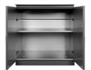 Whistler 4-Burner 164 x 28-Inch Gas Grill Island with Infrared Rear Burner, Refrigerator, Sink, Double Side Burner, and Rotisserie Kit - Black Stainless