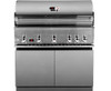 Whistler 5-Burner 140 x 61-Inch Gas Grill Island with 90-Degree Corner, Infrared Rear Burner, Refrigerator, Double Side Burner, and Rotisserie Kit