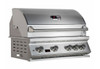 Whistler 34-Inch 4-Burner Built-In Gas Grill With Rear Infrared Burner, Grill Lights, Rotisserie Kit & Cover