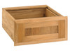 Pacific Teak Millworks 18-Inch Shaker Panel Teak Wood Single Drawer - UD1-18S
