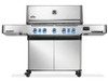 Napoleon Prestige 665 Connected 5-Burner Gas Grill with Infrared Rear Burner, Infrared Side Burner, Rotisserie Kit, WiFi & Bluetooth - P665VXRSIBXSS
