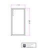 End Zone 18" Single Door