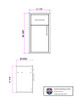 End Zone Single Drawer/Door Combo (Fully Enclosed)