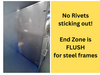 end zone bbq kitchens triple drawer flush siding no rivets for easy steel frame install