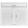 DIY 30" Double Access Door with 4" Single Drawer Combo