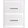 Summerset Grills 17-Inch Stainless Steel Double Access Drawer