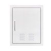 Summerset 18-Inch Stainless Steel Left-Hinged Vented Vertical Single Access Door