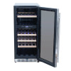 Summerset 15 Inch Outdoor Rated Dual Zone Wine Cooler - RFR-15WD