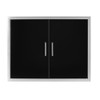 Wildfire 30 x 21 Black 304 Stainless Steel Double Access Door