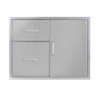 Wildfire-30-Inch-304-Stainless-Steel-Right-Hinged-Access-Door-and-Double-Drawer-Combo-Front
