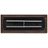 American Fire Products 24" x 8" Oil Rubbed Bronze Rectangular Drop-In Fire Pit Pan - OB-AFPP-24