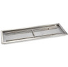 American Fire Products 48" x 14" Stainless Steel Rectangular Drop-In Fire Pit Pan - SS-AFPP-48