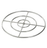 American Fire Products 30" Triple-Ring Stainless Steel Burner with a 3/4" Inlet - SS-FR-30