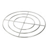 American Fire Products 48" Triple-Ring Stainless Steel Burner with a 3/4" Inlet - SS-FR-48