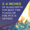 American Fire Glass 1/4" Champagne Reflective - AFF-CHAMRF-10