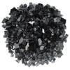 American Fire Glass 1/2" Black Reflective - AFF-BLKRF12-10