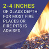 American Fire Glass 1/2" Clear - AFF-CLR12-10