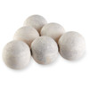 American Fire Products 4" Cottage White Lite Stone Fire Balls - Set of 6 - AFG-FBL-CW-6B