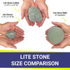 American Fire Products Cape Gray Lite Stone Cobble - 12 Stone Set - AFG-CS-CG-12